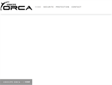 Tablet Screenshot of groupe-orca.com